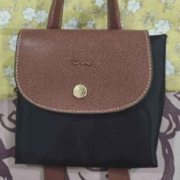 Longchamp Black Waterproof Backpack - Picture 8 of 8